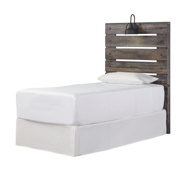 Drystan - Youth Panel Headboard With Bed Frame - Simple Home Plus