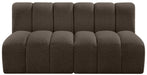 Arc - Boucle Fabric 2 Seats Modular Sofa - Simple Home Plus