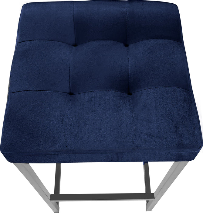 Nicola - Velvet Stool (Set of 2) - Simple Home Plus