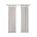 Emilia - 108" Twist Tab Lined Window Curtain - Silver - Simple Home Plus