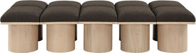 Pavilion - 10 Piece Modular Bench With Natural Base - Simple Home Plus