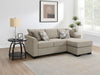 Storey - Upholstered Sleeper Sectional Chaise Sofa - Simple Home Plus