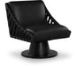Millwin - Swivel Accent Chair With Black Base - Simple Home Plus
