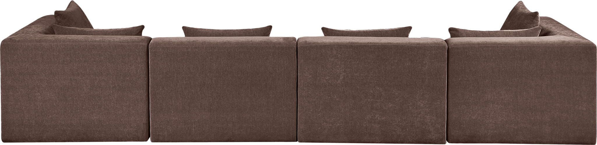 Stellar - 4 Piece Upholstered Modular Sectional - Simple Home Plus
