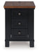 Wildenauer - Brown / Black - Chair Side End Table - Simple Home Plus