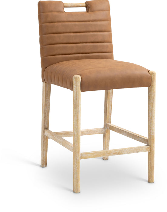 Aimee - Counter Stool - Light Brown Legs - Simple Home Plus