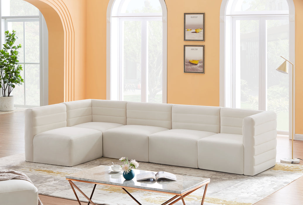 Quincy - 5 Piece Modular Sectional - Simple Home Plus