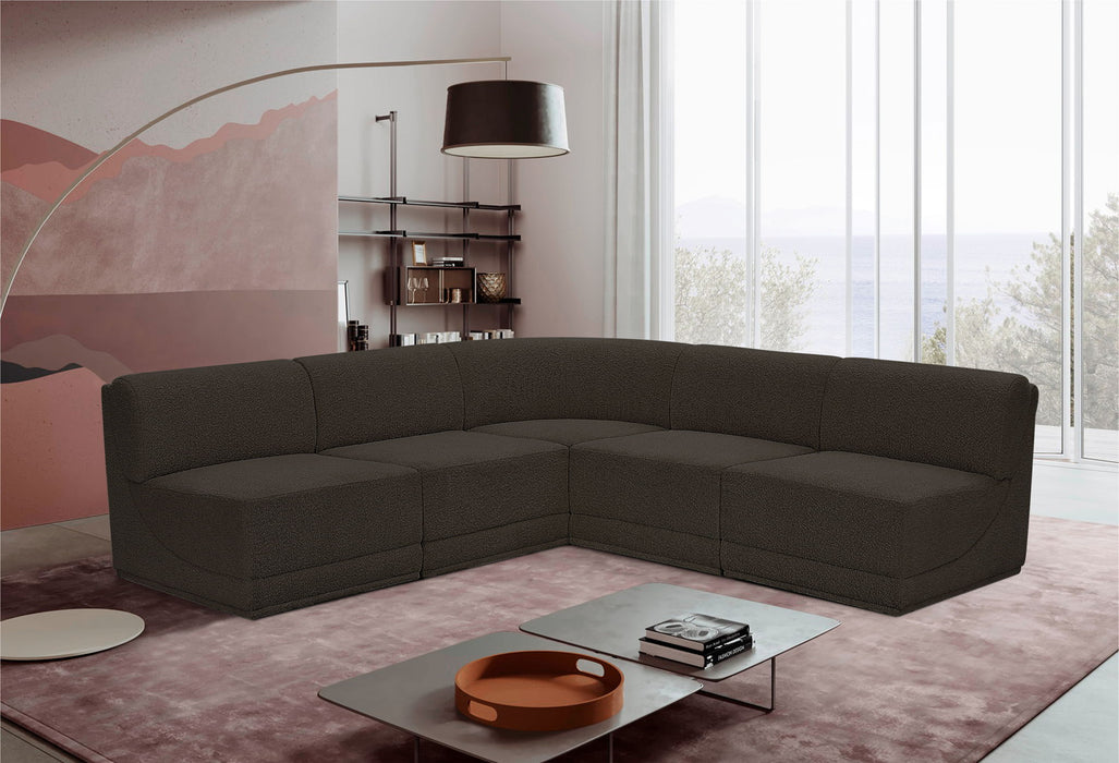 Ollie - 5 Piece Modular Sectional - Simple Home Plus