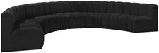 Arc - Boucle Fabric 8 Piece U-Shaped Modular Sofa - Simple Home Plus