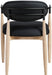 Riccio - Faux Leather Dining Arm Chair (Set of 2) - Natural Frame - Simple Home Plus
