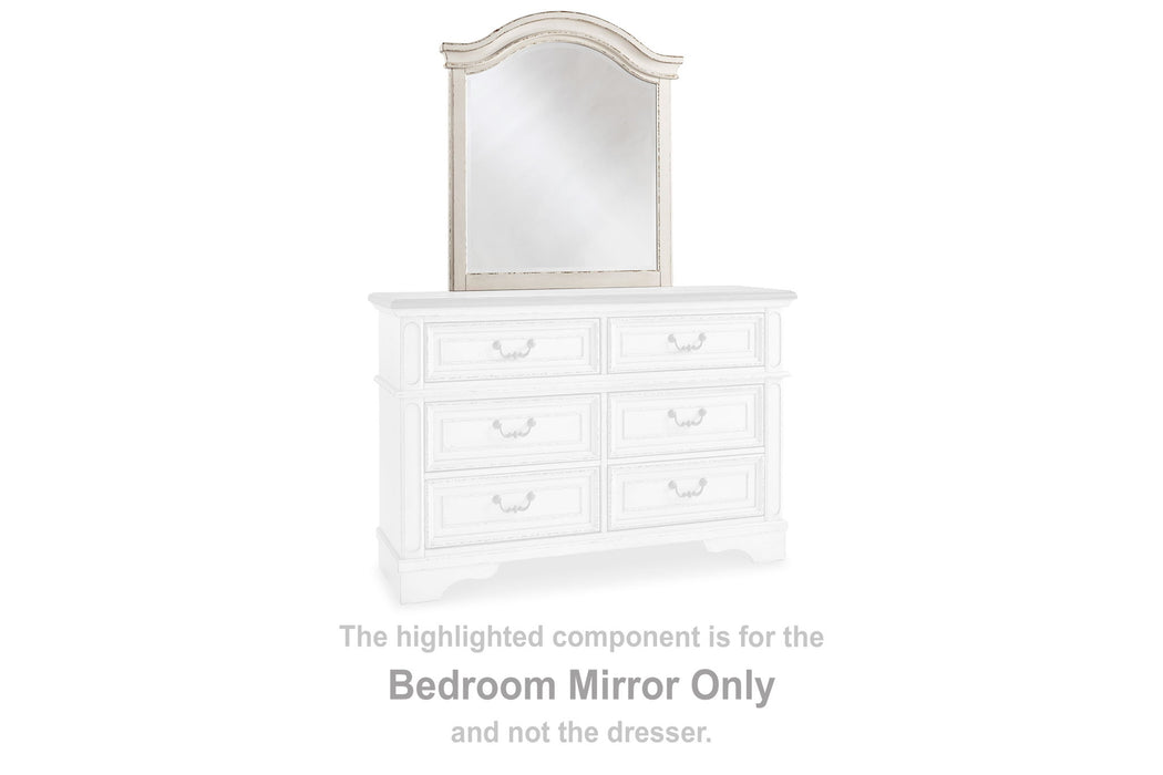 Realyn - Youth Mirror - Chipped White - Simple Home Plus