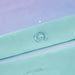 Glimmer - Twin Metallic Glitter Printed Reversible Duvet Cover Set - Aqua - Simple Home Plus
