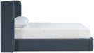 Kendall - Linen Textured Fabric Upholstered Bed - Simple Home Plus