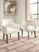Marxmore - Dining Upholstered Arm Chair (Set of 2) - Beige / Brown - Simple Home Plus