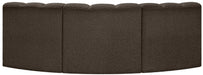 Arc - Boucle Fabric 3 Piece Modular Corner Sofa - Simple Home Plus