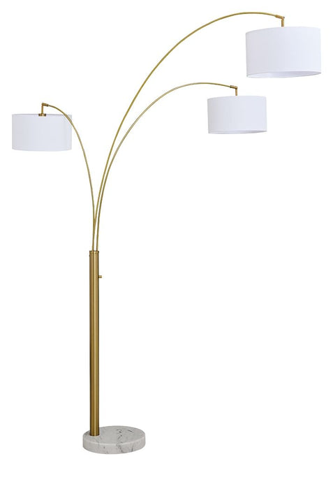 Valo - Metal Arc Lamp - Gold Finish - Simple Home Plus