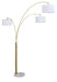 Valo - Metal Arc Lamp - Gold Finish - Simple Home Plus