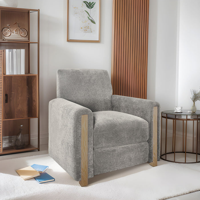 Scarlett - Recliner - Med Gray - Simple Home Plus