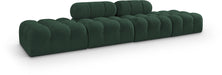 Ames - 4 Piece Boucle Upholstered Modular Sofa With 2 Backless Seats - Simple Home Plus