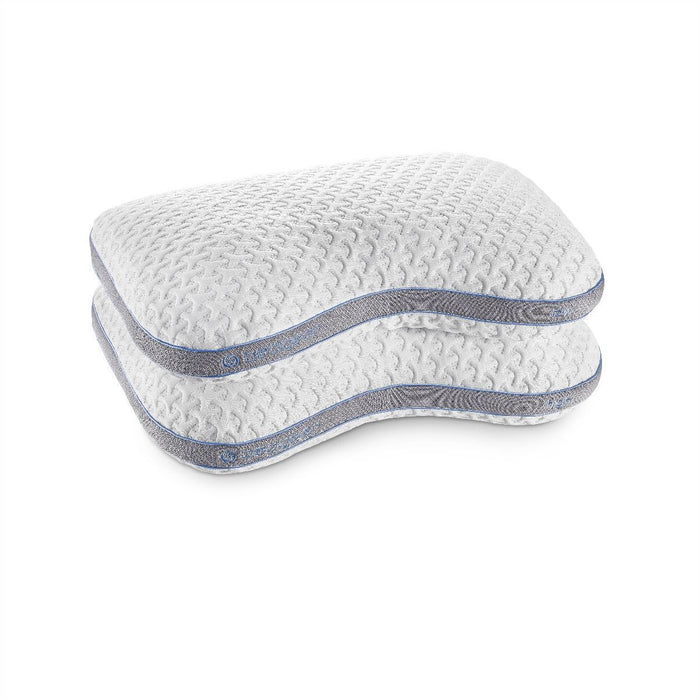 Cooling Cuddle Curve High Pillow - Simple Home Plus
