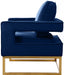Noah - Accent Chair with Gold Legs - Simple Home Plus