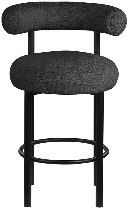 Bordeaux - Stool With Black Legs (Set of 2) - Simple Home Plus
