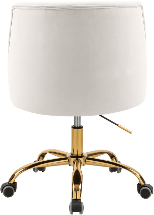 Arden - Office Chair with Gold Legs - Simple Home Plus