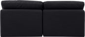 Indulge - Linen 2 Seat Modular Armless Sofa - Simple Home Plus