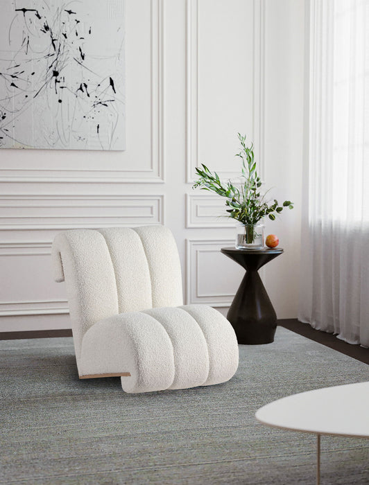 Swoon - Accent Chair With Natural Base - Simple Home Plus