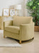 Corliss - Upholstered Arched Arm Accent Chair - Simple Home Plus