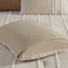 Anslee - King 3 Piece Yarn Dyed Comforter Set - Taupe - Simple Home Plus