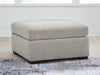 ModMax Luxe - Oversized Accent Ottoman - Flint - Simple Home Plus