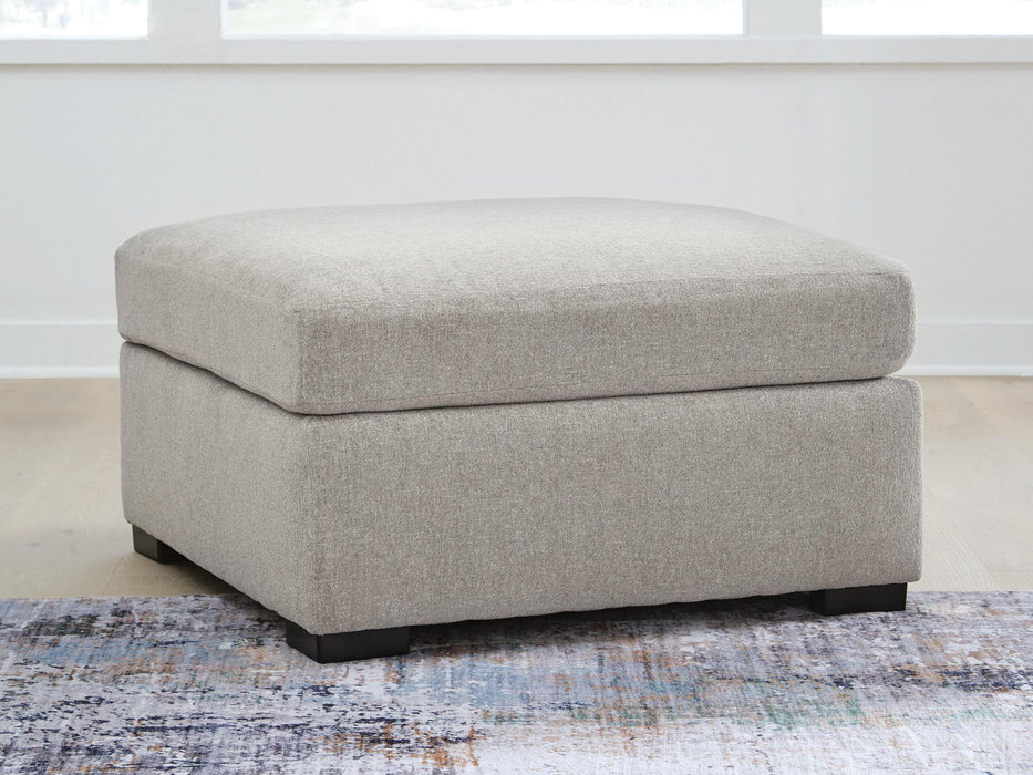 ModMax Luxe - Oversized Accent Ottoman - Flint - Simple Home Plus