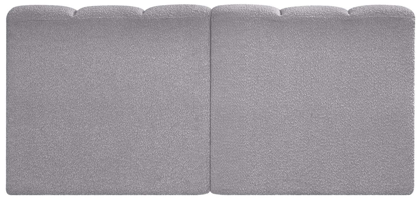 Arc - Boucle Fabric 2 Seats Modular Sofa - Simple Home Plus