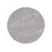 Keegan - Round Mixed Material Coffee Table With Shelf - Oak / Marble - Simple Home Plus