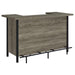 Bellemore - Freestanding Home Bar Wine Cabinet - Gray Driftwood - Simple Home Plus