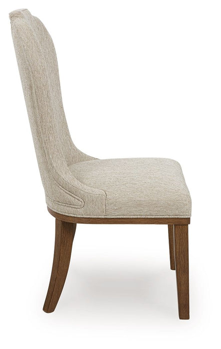 Jorlaina - Dining Upholstered Side Chair (Set of 2) - Brown