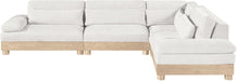 Turin - Chenille Fabric Upholstered Modular Sectional - White - Simple Home Plus