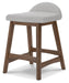 Lyncott - Upholstered Barstool (Set of 2) - Simple Home Plus