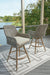 Seton Creek - Barstool With Cushion (Set of 2) - Beige / Gray - Simple Home Plus