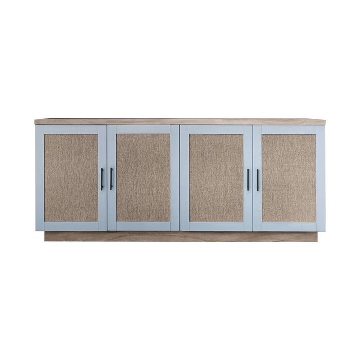 Mattie - Accent Cabinet - Wheat / Gray - Simple Home Plus