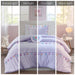 Tessa - 3 Piece Twin Tassel Comforter Set With Heart Shaped Throw Pillow - Lavender - Simple Home Plus
