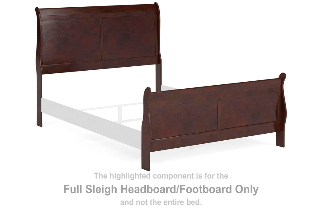 Alisdair - Full Sleigh HDBD/Ftbd - Reddish Brown - Simple Home Plus