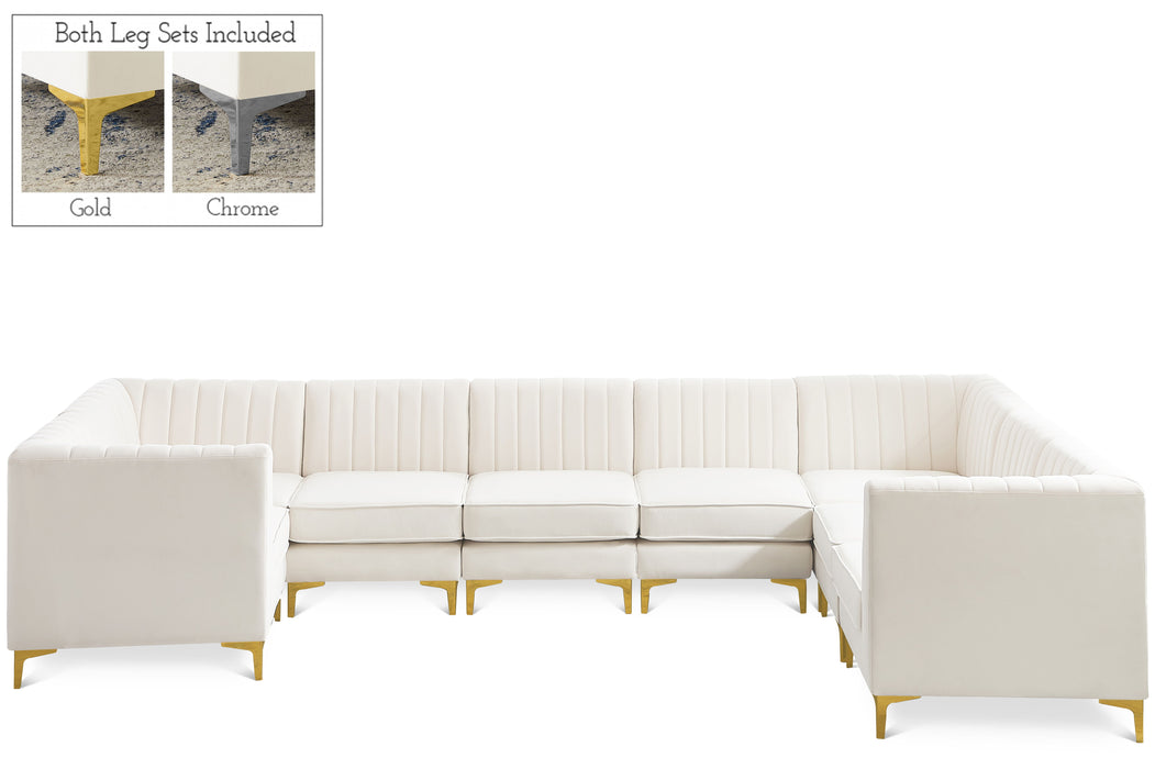 Alina - 8 Piece Modular U-Shaped Sectional - Simple Home Plus