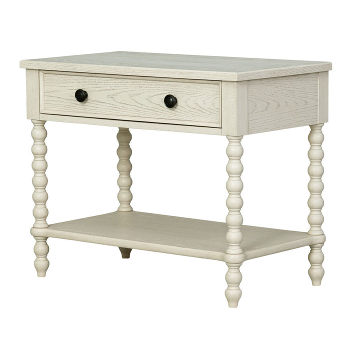 Beckett - Large Nightstand - Antique Cream - Simple Home Plus