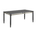 Zella - Rectangular Dining Table - Charcoal / Light Gray - Simple Home Plus