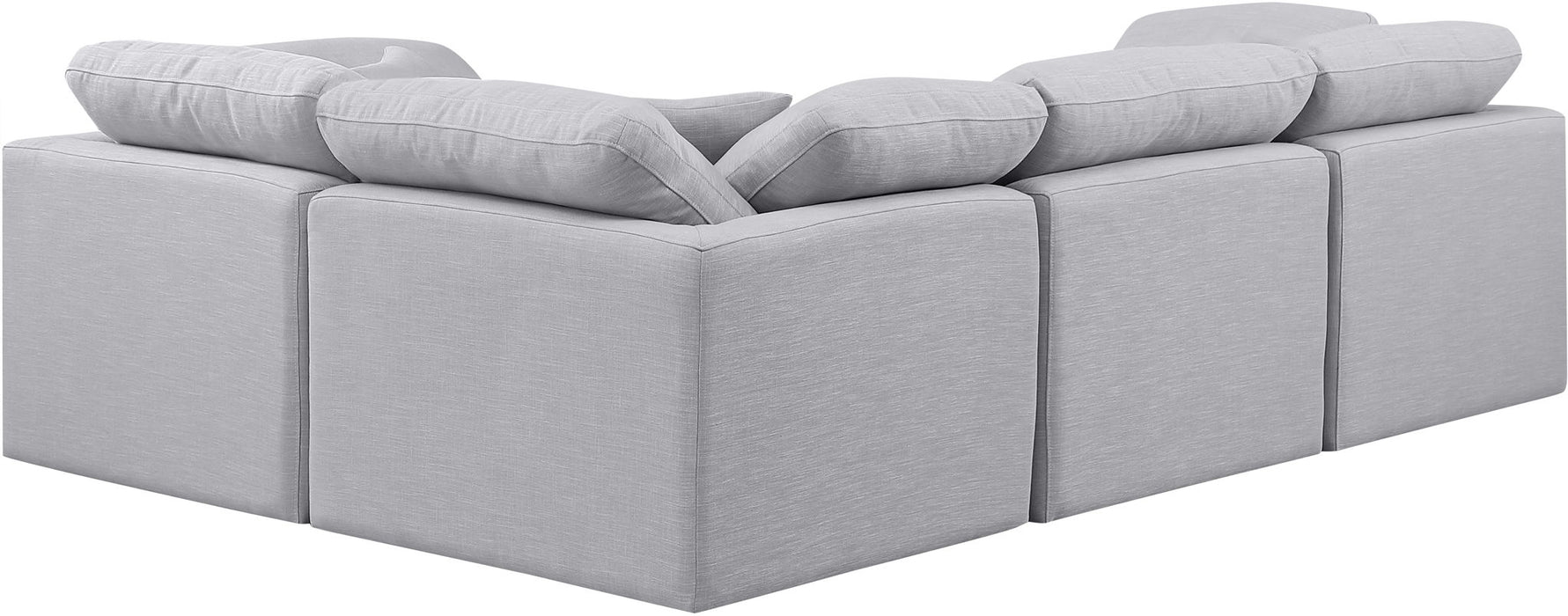 Indulge - Linen 4 Piece Modular Corner Sectional - Simple Home Plus