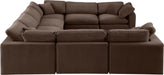 Comfy - 8 Piece Velvet Modular Sectional - Simple Home Plus