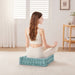 Azza - Square Floor Pillow Cushion - Aqua - Simple Home Plus