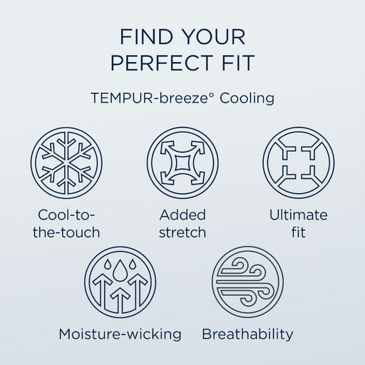 Linens - Tempur Breeze Cooling Sheet Set - Sleepy Blue - Simple Home Plus